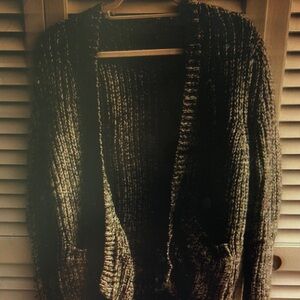 Chunky Knit Open Cardigan